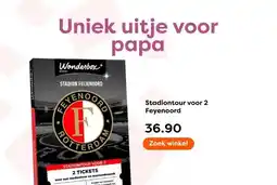 The Read Shop Stadiontour voor 2 Feyenoord aanbieding