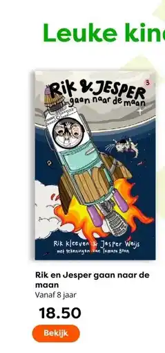 The Read Shop Rik en Jesper gaan naar de maan aanbieding
