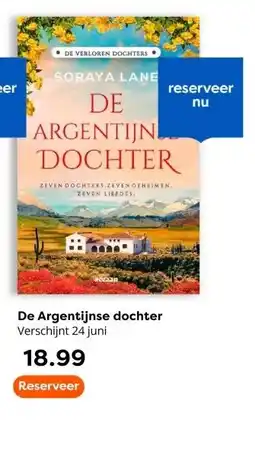 The Read Shop De Argentijnse dochter Verschijnt 24 juni aanbieding