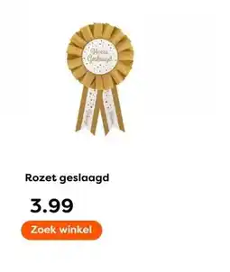 The Read Shop Rozet geslaagd aanbieding