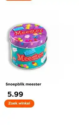 The Read Shop Snoepblik meester aanbieding