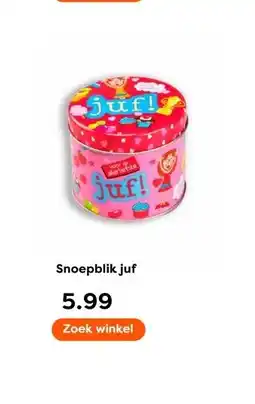 The Read Shop Snoepblik juf aanbieding