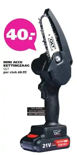 Ranzijn MINI ACCU KETTINGZAAG QLT aanbieding