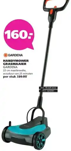 Ranzijn HANDYMOWER GRASMAAIER GARDENA aanbieding
