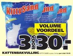 Ranzijn KATTENBAKVULLING KITTY SAND aanbieding