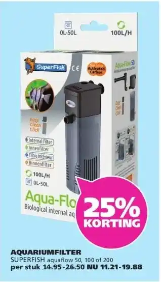 Ranzijn AQUARIUMFILTER aanbieding
