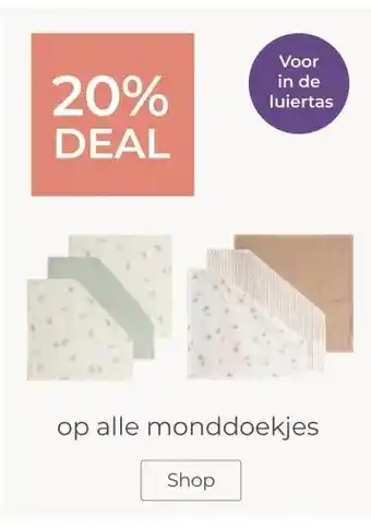 Prenatal op alle monddoekjes aanbieding