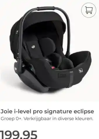 Prenatal Joie i-level pro signature eclipse aanbieding