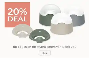 Prenatal op potjes en toiletverkleiners van Bebe-Jou aanbieding