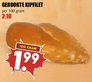 MCD Supermarkt GEROOKTE KIPFILET aanbieding