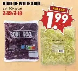 MCD Supermarkt RODE OF WITTE KOOL aanbieding