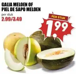 MCD Supermarkt GALIA MELOEN OF PIEL DE SAPO MELOEN aanbieding