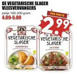 MCD Supermarkt DE VEGETARISCHE SLAGER VLEESVERVANGERS aanbieding