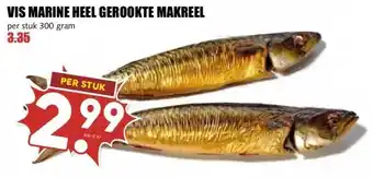MCD Supermarkt VIS MARINE HEEL GEROOKTE MAKREEL aanbieding