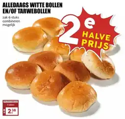 MCD Supermarkt ALLEDAAGS WITTE BOLLEN EN/OF TARWEBOLLEN aanbieding