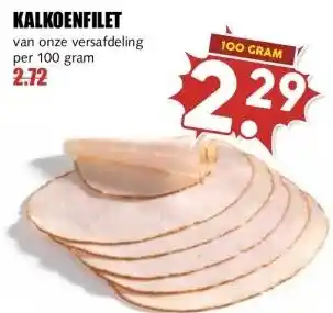 MCD Supermarkt KALKOENFILET aanbieding