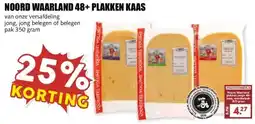 MCD Supermarkt NOORD WAARLAND 48+ PLAKKEN KAAS aanbieding