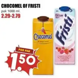 MCD Supermarkt CHOCOMEL OF FRISTI aanbieding