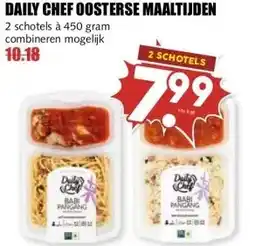 MCD Supermarkt DAILY CHEF OOSTERSE MAALTIJDEN aanbieding