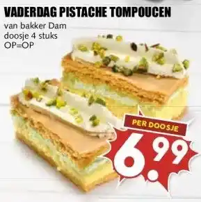 MCD Supermarkt VADERDAG PISTACHE TOMPOUCEN aanbieding
