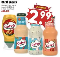 MCD Supermarkt CALVÉ SAUZEN aanbieding