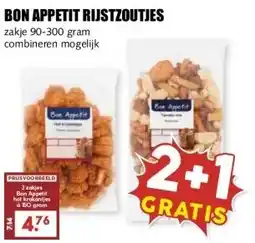 MCD Supermarkt BON APPETIT RIJSTZOUTJES aanbieding