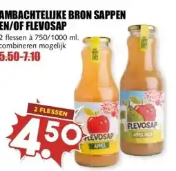 MCD Supermarkt AMBACHTELIJKE BRON SAPPEN EN/OF FLEVOSAP aanbieding