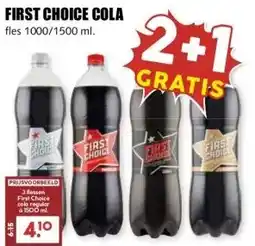 MCD Supermarkt FIRST CHOICE COLA aanbieding