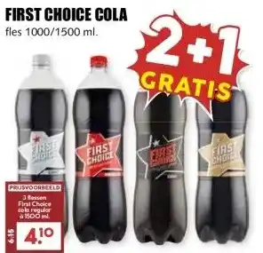 MCD Supermarkt FIRST CHOICE COLA aanbieding