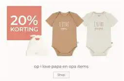 Prenatal op i love papa en opa items aanbieding