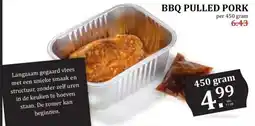 MCD Supermarkt BBQ PULLED PORK aanbieding