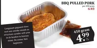 MCD Supermarkt BBQ PULLED PORK aanbieding