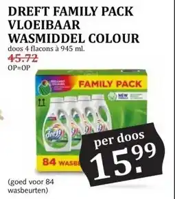 MCD Supermarkt DREFT FAMILY PACK VLOEIBAAR WASMIDDEL COLOUR aanbieding