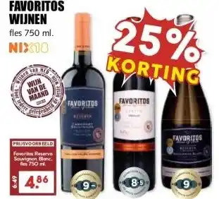 MCD Supermarkt FAVORITOS WIJNEN aanbieding