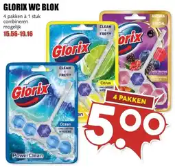 MCD Supermarkt GLORIX WC BLOK aanbieding