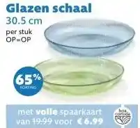 MCD Supermarkt Glazen schaal aanbieding