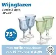 MCD Supermarkt Wijnglazen aanbieding