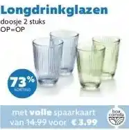 MCD Supermarkt Longdrinkglazen aanbieding