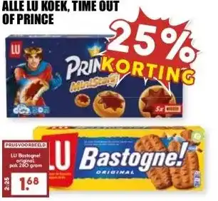 MCD Supermarkt ALLE LU KOEK, TIME OUT OF PRINCE aanbieding