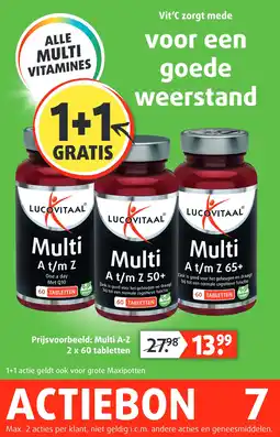 Lucovitaal ALLE MULTI VITAMINES aanbieding