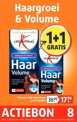 Lucovitaal Haargroei & Volume aanbieding