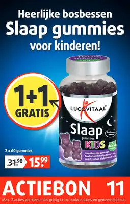 Lucovitaal Slaap gummies aanbieding