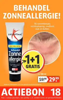 Lucovitaal BEHANDEL ZONNEALLERGIE! aanbieding
