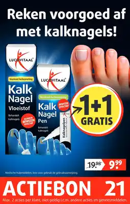 Lucovitaal Kalk Nagel Vloeistof aanbieding