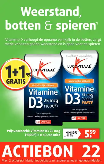 Lucovitaal Weerstand botten & spieren aanbieding