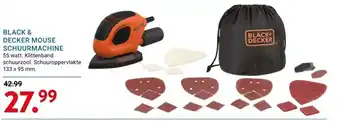 Kluswijs BLACK & DECKER MOUSE SCHUURMACHINE aanbieding