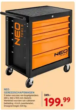 Kluswijs NEO GEREEDSCHAPSWAGEN aanbieding