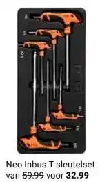 Kluswijs Neo Inbus T sleutelset aanbieding