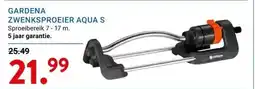 Kluswijs GARDENA ZWENKSPROEIER AQUA S aanbieding