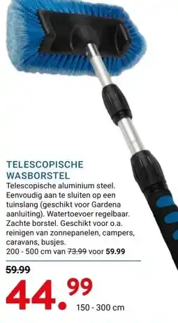 Kluswijs TELESCOPISCHE WASBORSTEL aanbieding